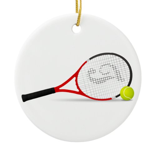 Tennis Christmas Ornament