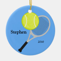 Tennis Christmas Ornament
