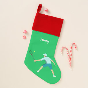 Tennis Christmas Stocking