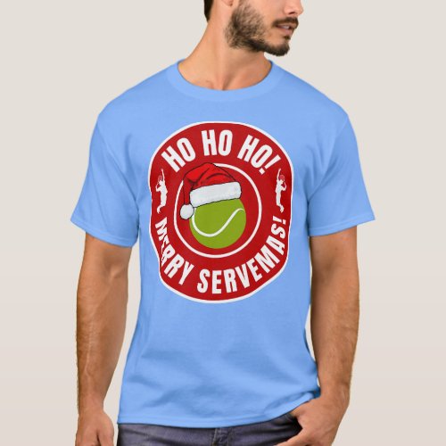 Tennis Christmas T_Shirt