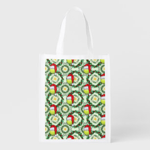 Tennis  Christmas themed  Grocery Bag