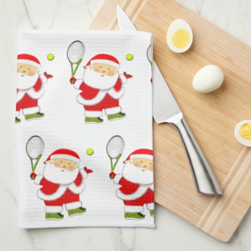 Tennis Christmas Towel