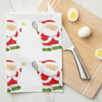 Tennis Christmas Towel