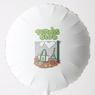 Tennis Club Classic Sports Graphic – Green Tennis Balloon