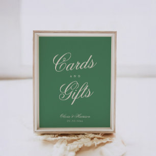 Tennis Club Green Preppy Cards and Gifts Sign