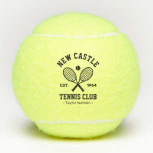 Tennis Club Personalized Tennis Balls