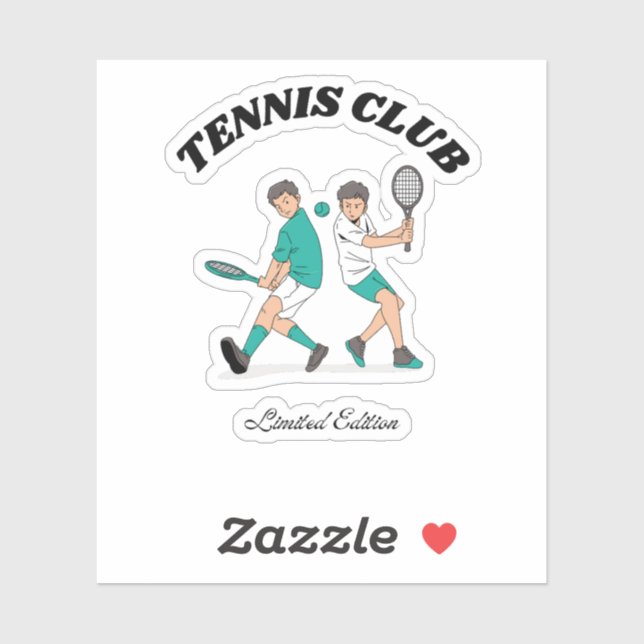 Tennis Club Sticker (Sheet)