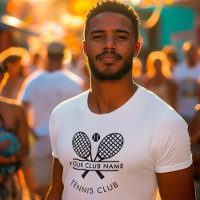 Tennis Club Team Player Custom Coach