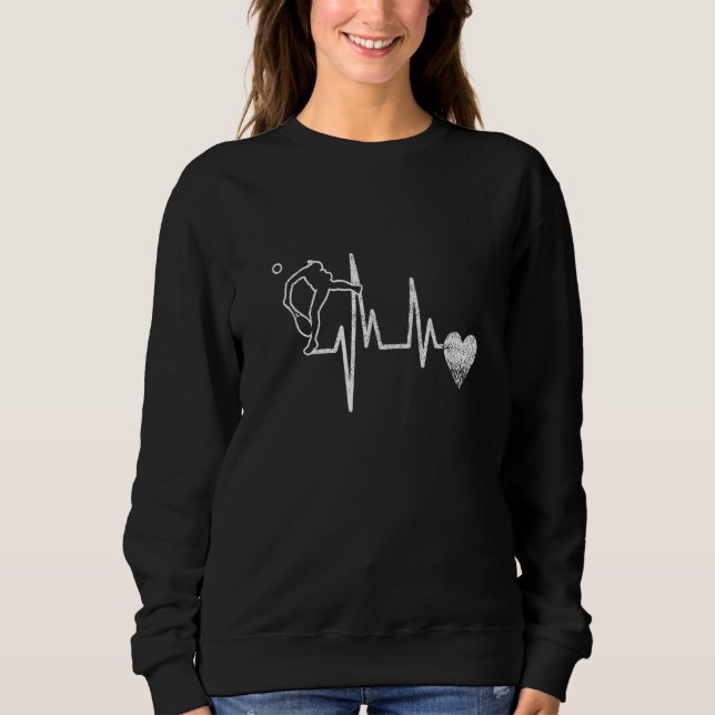 Tennis Club Tennis Player Tennis Equipment   Sweatshirt (Front)