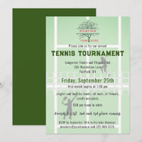 Tennis Club Tournament Logo  