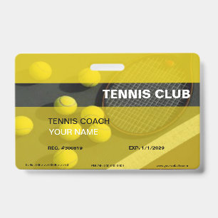 Tennis Coach Badge