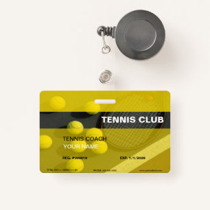 Tennis Coach Badge