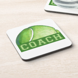 Tennis Coach Beverage Coaster