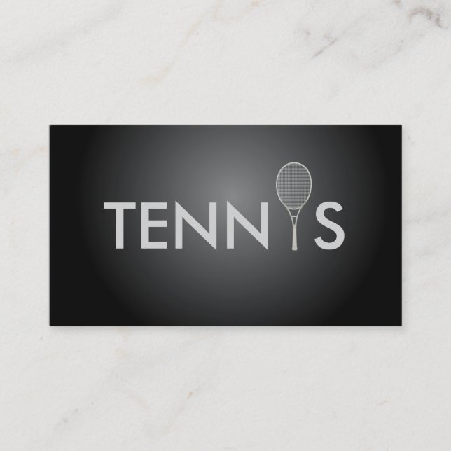 Tennis Coach Business Card (Front)