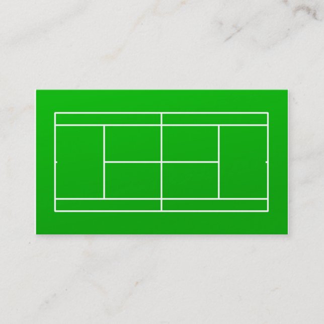 Tennis Coach Business Card (Front)