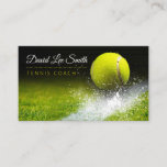 Tennis Coach Business Card at Zazzle