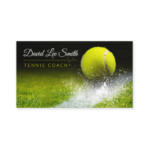 Tennis Coach Business Card