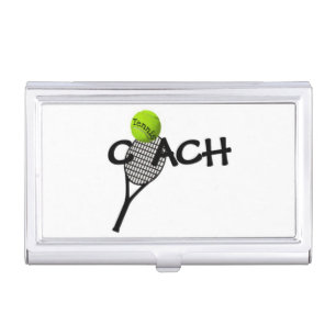 Tennis Coach Business Card Holder