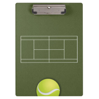 Tennis Coach Clipboard
