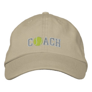 Tennis Coach Embroidered Baseball Hat