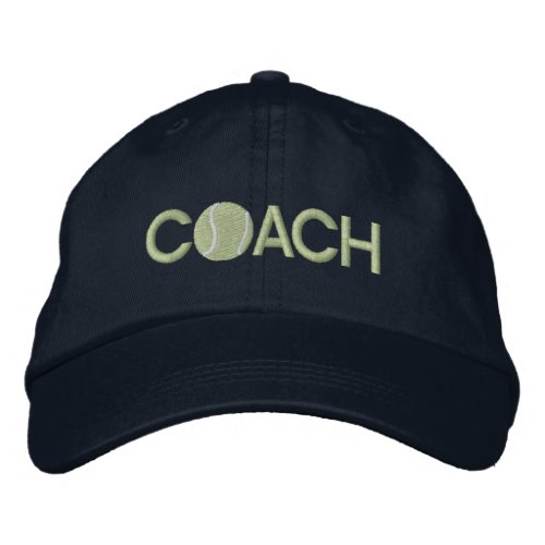 Tennis Coach Embroidered Baseball Hat