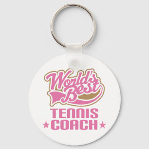 Tennis Coach Gift Keychain