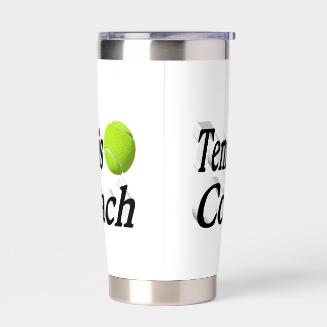 Tennis Coach  Insulated Tumbler (Left)