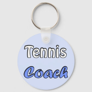 Tennis Coach Keychain