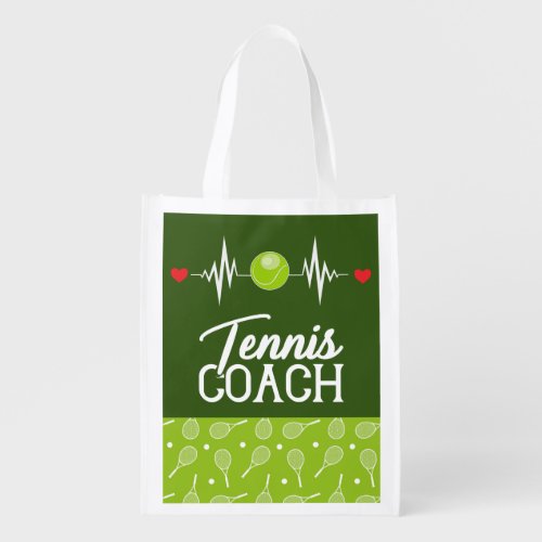 Tennis coach not your target grocery bag