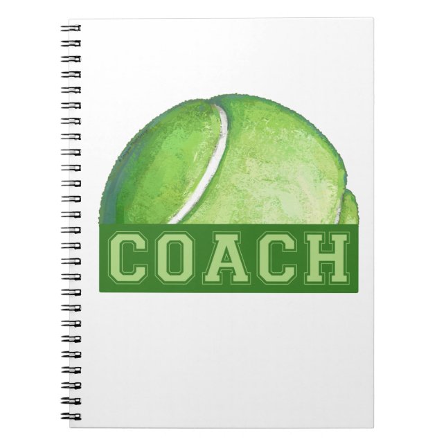 Tennis Coach Notebook (Front)
