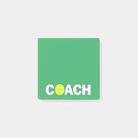Tennis Coach Office Post-it Notes