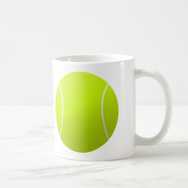 Tennis Coach or Player Customizable Coffee Mug (Right)