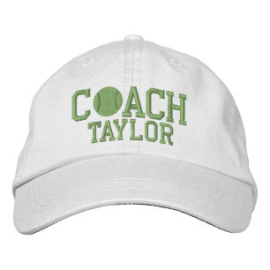 Tennis Coach Personalized Embroidered Baseball Cap
