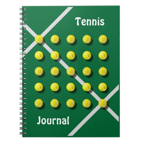 Tennis Coach personalized Notebook