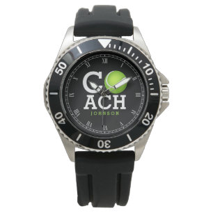 Tennis Coach Personalized Watch