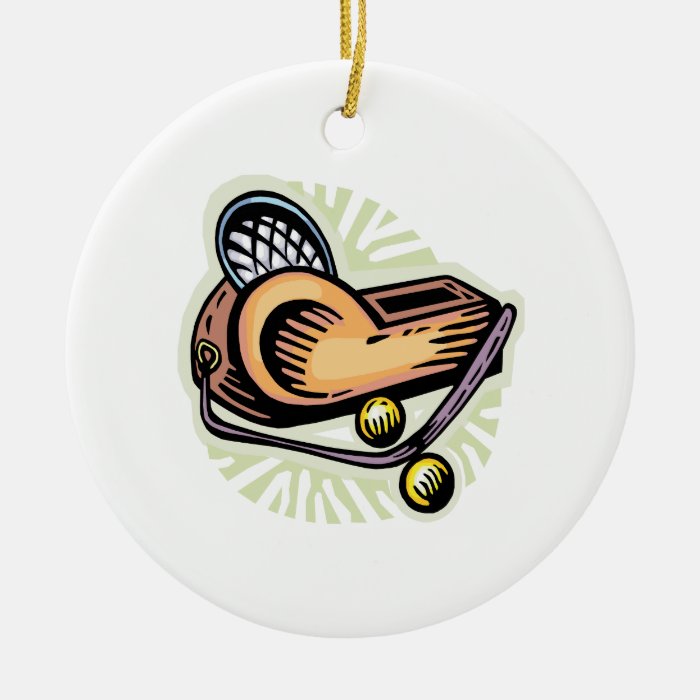 Tennis Coach.png Christmas Tree Ornaments