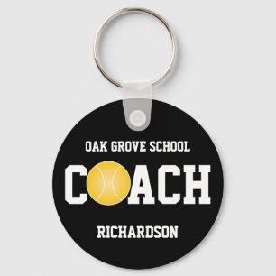 Tennis Coach Sport Keychain