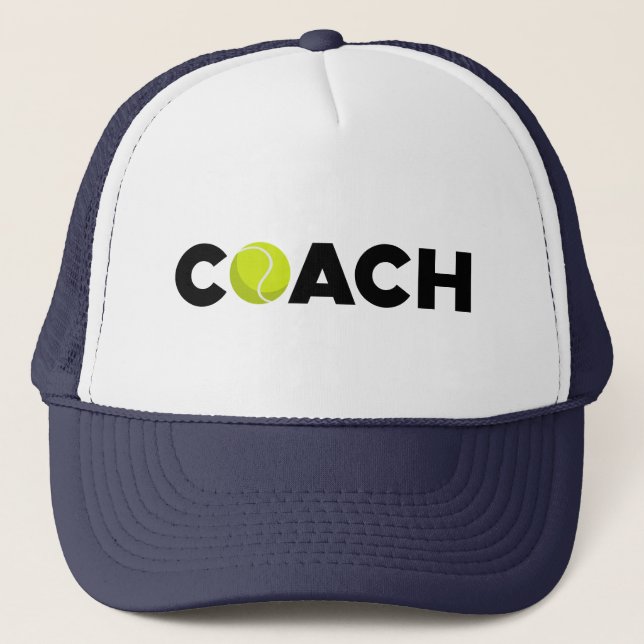 Tennis Coach Trucker Hat (Front)