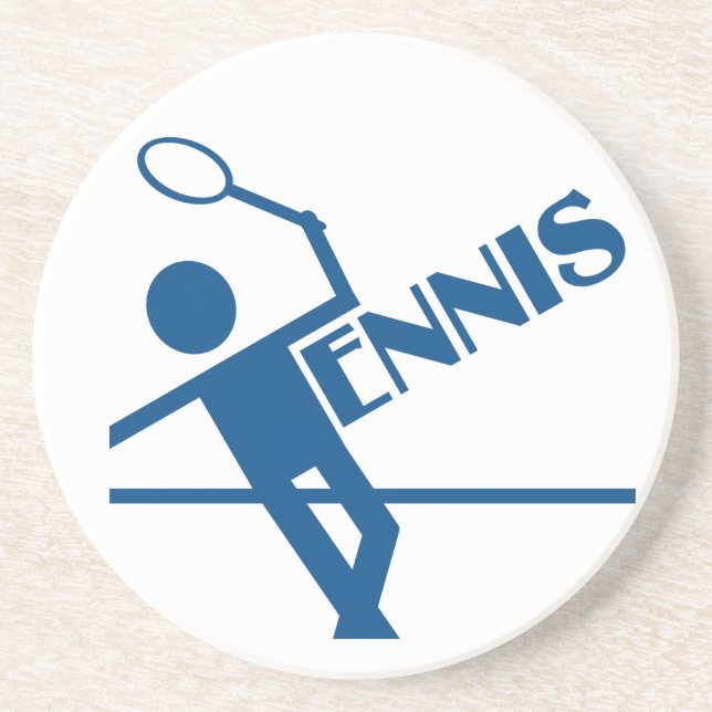 Tennis coaster, customize sandstone coaster (Front)