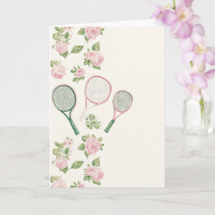 Tennis Collage Birthday Card