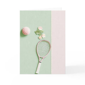 Tennis Collage Birthday  Card