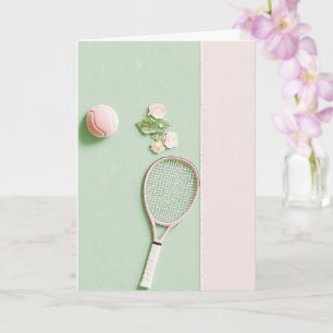 Tennis Collage Birthday  Card