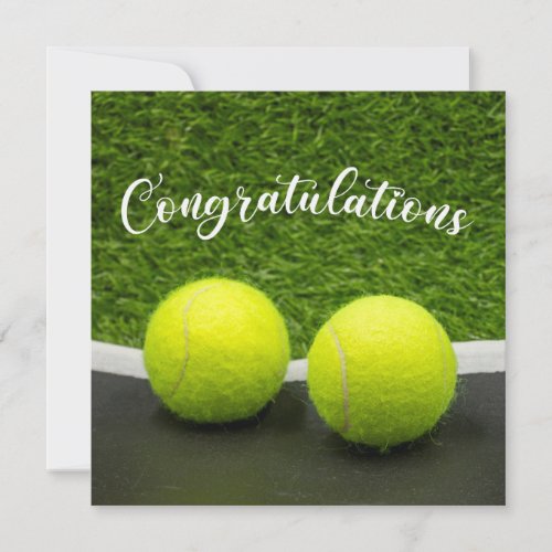 Tennis Congratulations