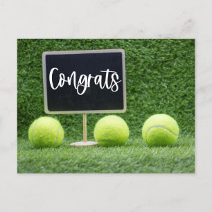 Tennis Congratulations for player  ] Postcard
