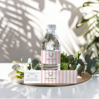Tennis Country Club | Bachelorette  Water Bottle Label