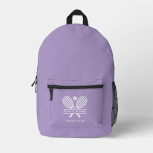 Tennis Country Club Name Team Players Any Color Printed Backpack