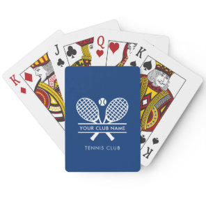 Tennis Country Club Name Team Players Custom Poker Cards