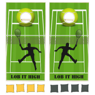 Tennis Court Design Cornhole Set