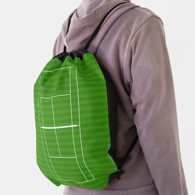 TENNIS COURT LINE MARKING DRAWSTRING BAG (Insitu)