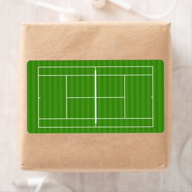 TENNIS COURT LINE MARKING LABEL (Insitu)